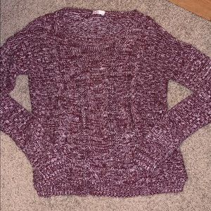 Maroon sweater